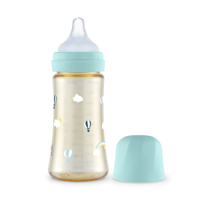 PPSU Feeding Bottle 300ml (with Stage 2 teat, Sky Balloon)