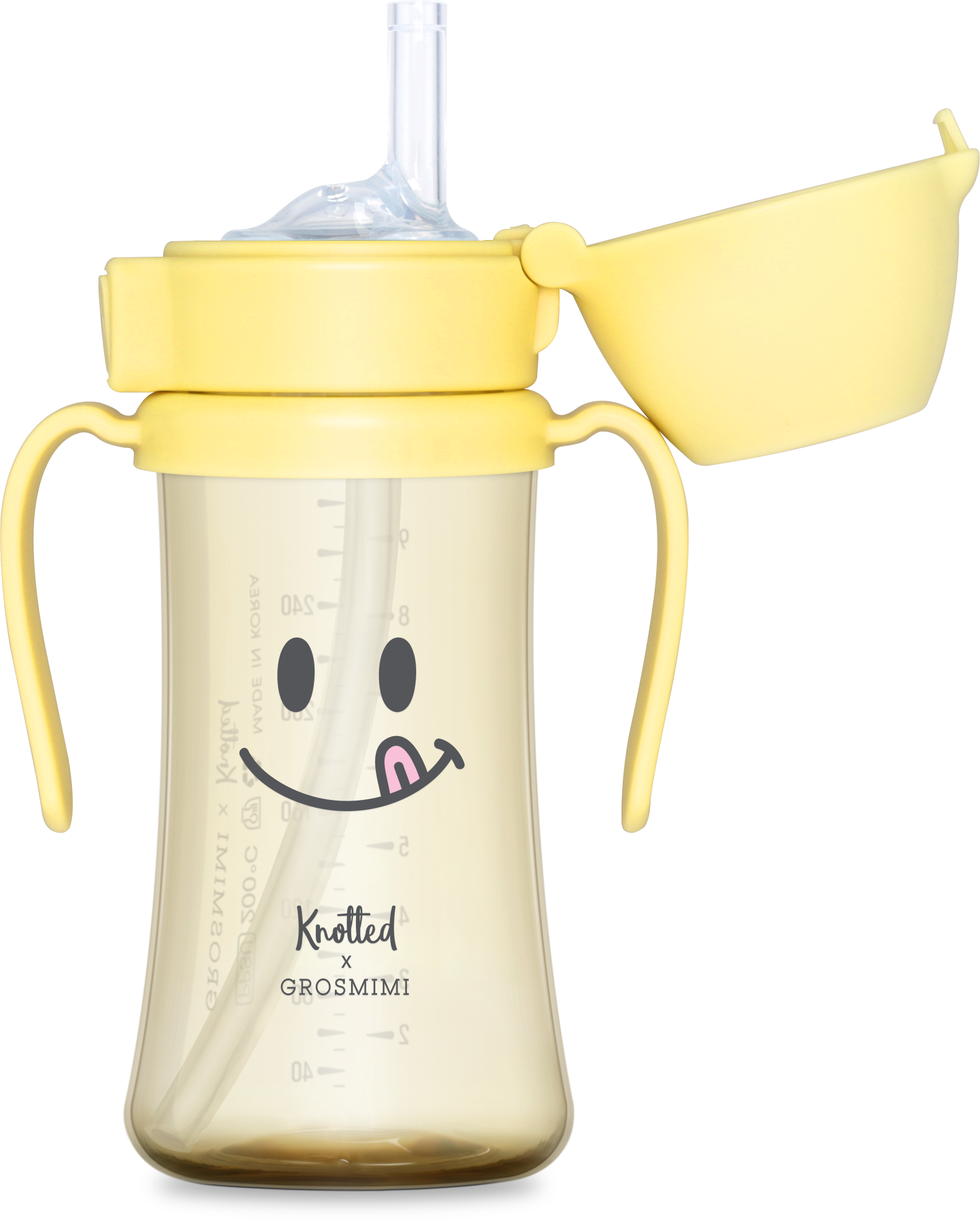 Grosmimi X Knotted PPSU Anti-Leak Straw Cup (300ml) - Image 3