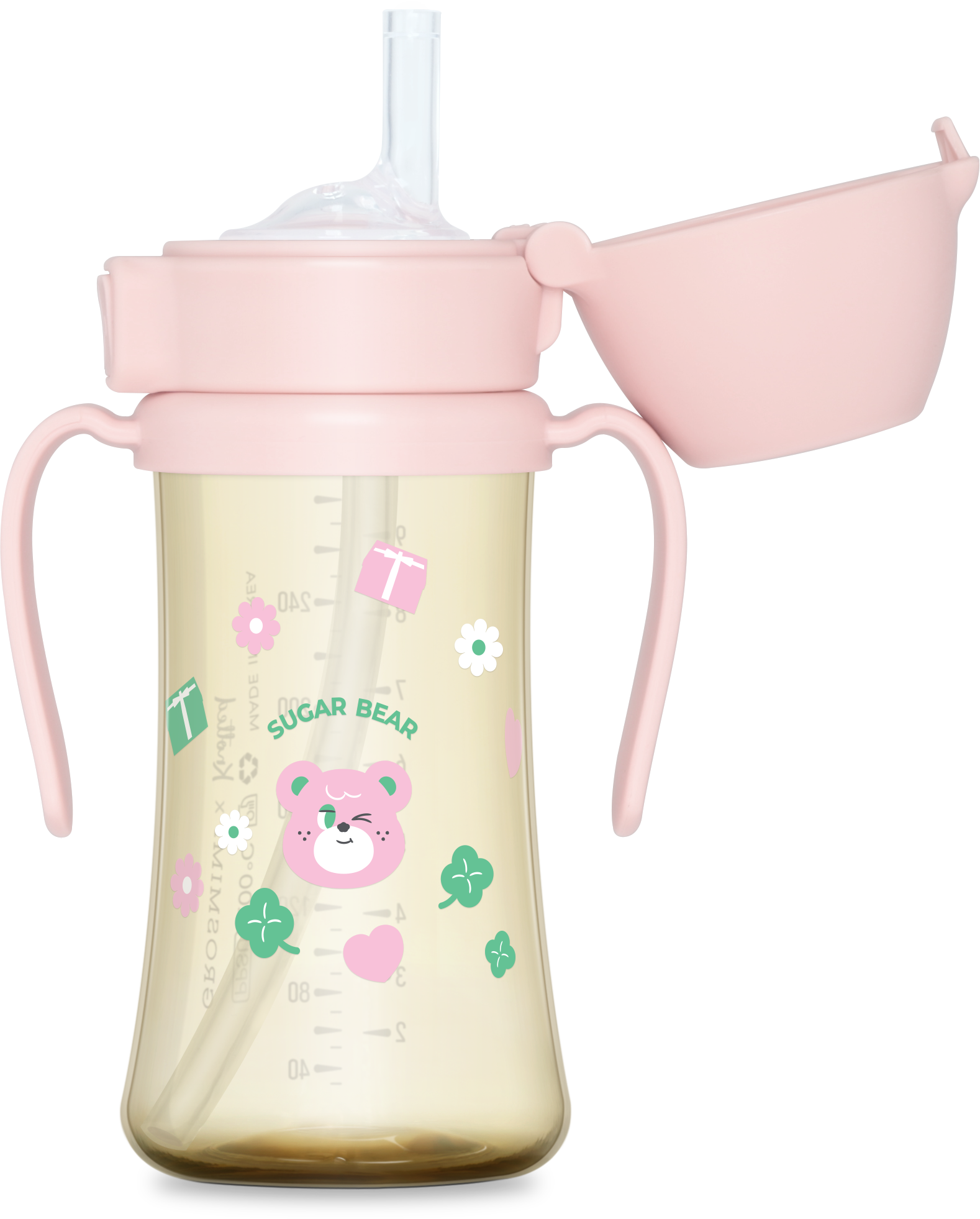 Grosmimi X Knotted PPSU Anti-Leak Straw Cup (300ml) - Image 2