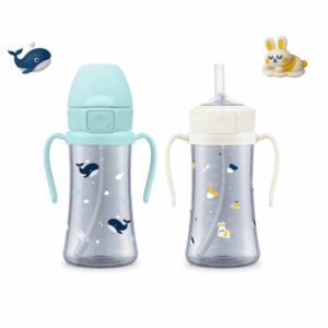 Grosmimi Dark Series PPSU Anti-Leak Straw Cup (300ml)