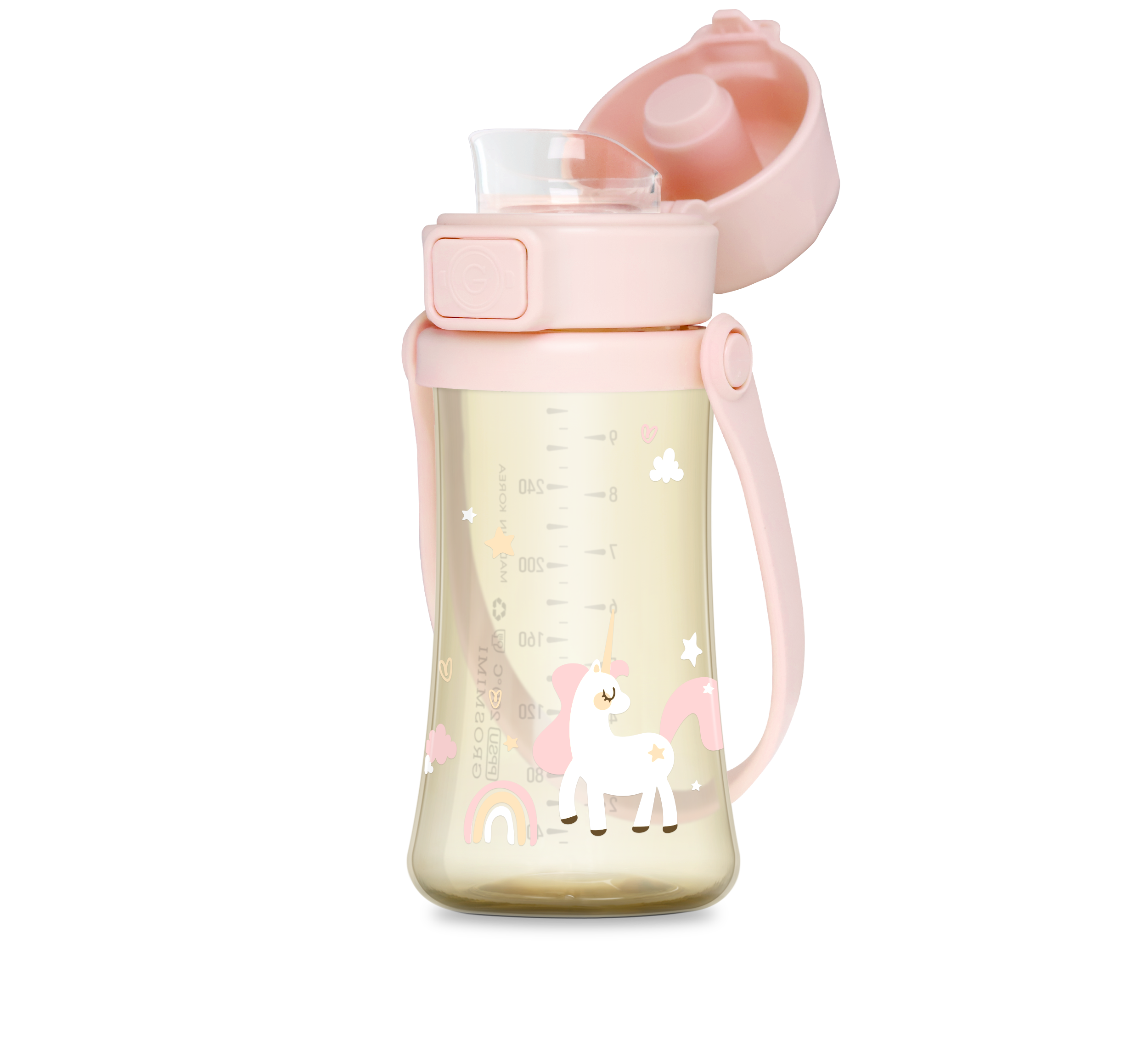 PPSU Kids Tumbler With Steel-Free One Touch Cap 300ml - Image 8