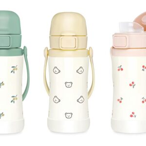 Stainless Steel Kids Tumbler With Steel-Free One Touch Cap 300ml
